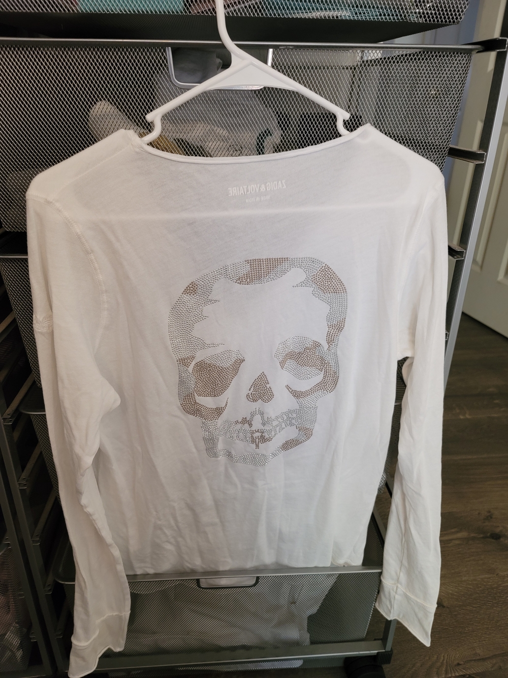 Zadig & Voltaire White Skull T-Shirt